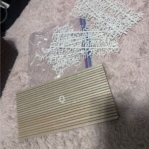 Letter Board with White Letters